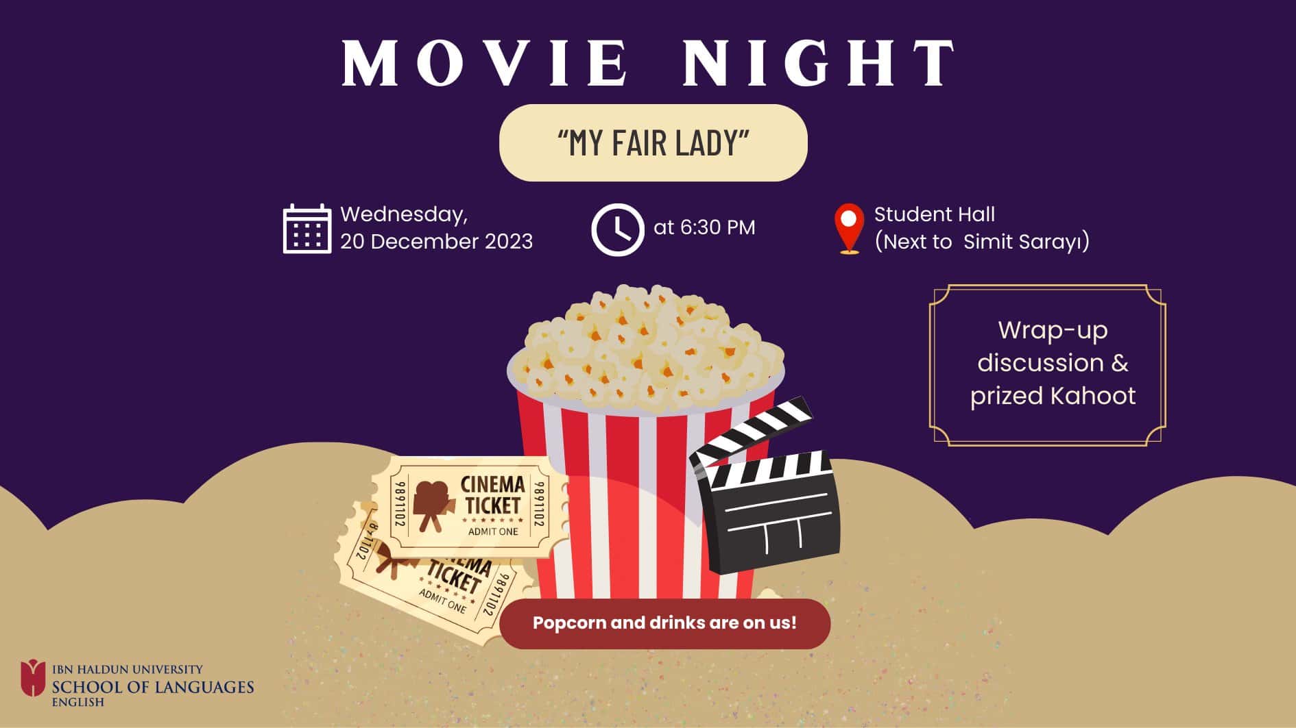 We organized a Movie Night event!